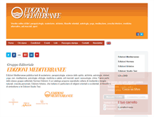 Tablet Screenshot of edizionimediterranee.net
